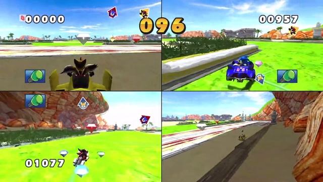 Sonic and SEGA All Stars Racing Parsec Races 1 смотреть онлайн