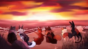 Коты Воители Беличья Звезда и Ежевичная Звезда: Вороны