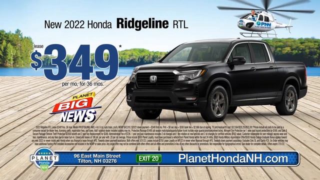 BREAKING NEWS: Planet Honda has Ridgelines in stock and Low Payments