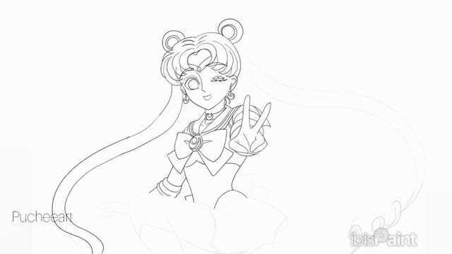 Sailor Moon 🌙 FANART✨ Digital Illustration using ibis paint 🎨 Speedpaint смотреть онлайн