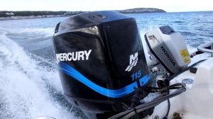 Mercury 115 ELPTO Saltwater 2-stroke Outboard Motor - Sea Trial (Douglas, Isle of Man)