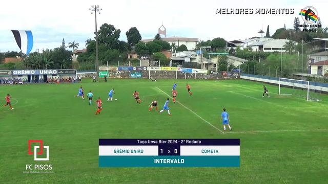 GRÊMIO UNIÃO X COMETA - TAÇA UNSA BIER 2024 (2ª RODADA) смотреть онлайн