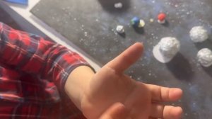 Макет Солнечной Системы из пластилина