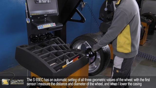 Video 7 - Equilibratrici: S65E - bloccaggio elettro-pneumatico della ruota смотреть онлайн