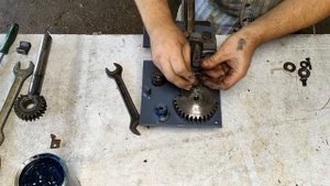 Приспособление для гибки прута.