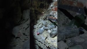 Нашли старинную печь в подземном ходе под землёй.