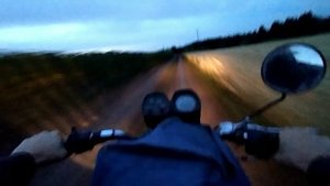 Иж Юпитер 5 - покатушка на рыбалку по рассвету, небольшая поломка в дороге