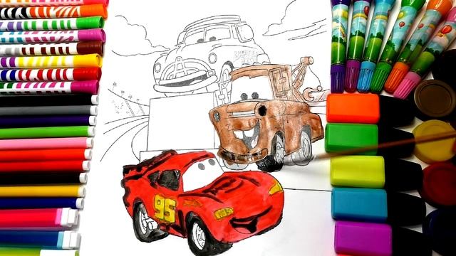 Lightning Mcqueen Coloring Pages For Kids Lightning Mcqueen Coloring Book Songs For Kids Learning V