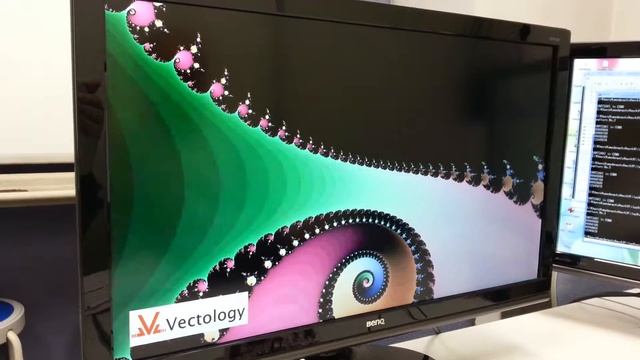 Julia Set Dedicated Calculator DEMO II / ACADEMINO / Artix-7 /FPGA/ DVI смотреть онлайн