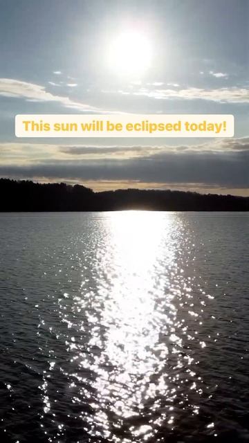 This sun will be eclipsed today! 🌘🌑🌒#solareclipse #totality #eclipse #sun #moon #nasa #shorts смотреть онлайн