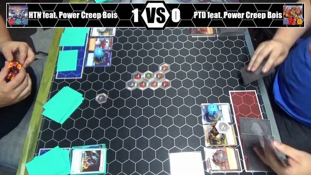 Pyrus Titan Dragonoid vs Haos Titan Nillious [Bakugan Battle Planet Brawl 01]