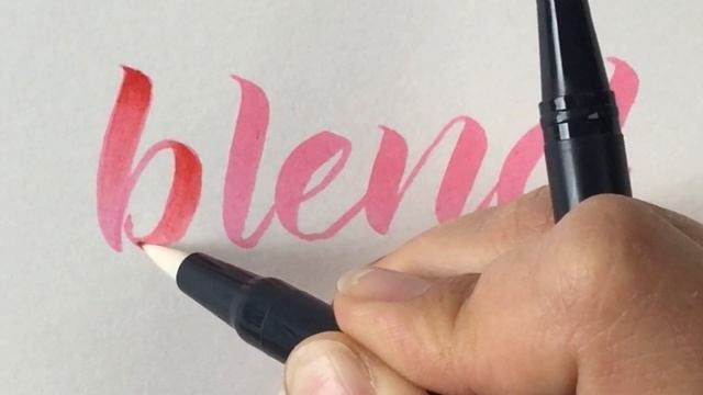 Brushpen - Blender einsetzen, Lettering schattieren und dekorieren смотреть онлайн