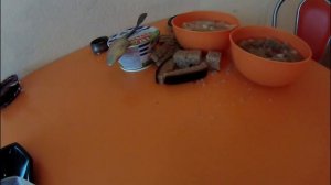 Русский рецепт - тюря с луком - холодный суп