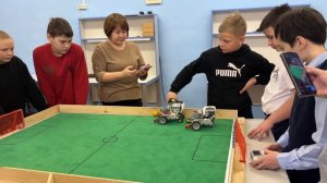 Соревнования по робофутболу_Лего-робот_31 января 2025 год