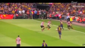 Лионель Месси лучший дриблинг за 2015г