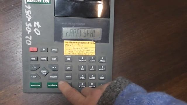 Kasy fiskalne szkolenie Mercury 130F raport miesięczny смотреть онлайн