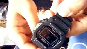 CASIO W-218H-1A VS G SHOCK DW-5600HR-1DR