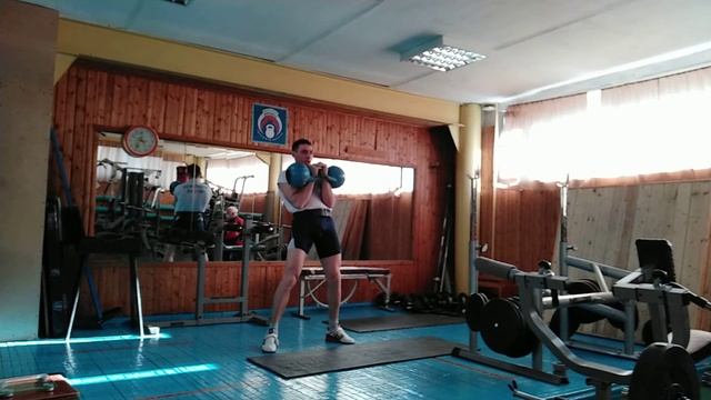 Бобовский А.В. 84,8 кг. толчок 28х2; 5мин. 76раз. смотреть онлайн