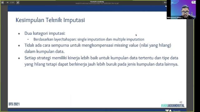 DS_UI04 Pertemuan #9 Transformasi Data - Thematic Academy 2021 смотреть онлайн