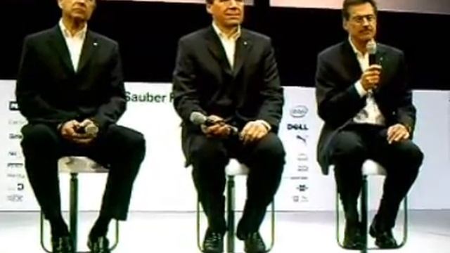 Bmw-Sauber F1.07 press conference