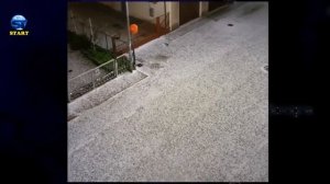 عاصفة بَرَدية رهيبة مصحوبة بالعواصف الرعدية تضرب شمال إيطاليا