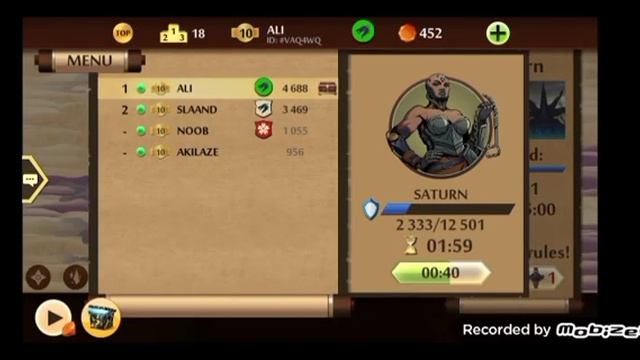 Shodow fight against Saturn смотреть онлайн