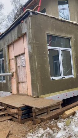 Утепление фасада паропроницаемым  утеплителем