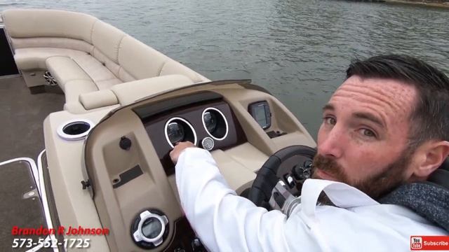 Bennington 2550 TriToon On Water Instructional Demo with a 250 Mercury смотреть онлайн