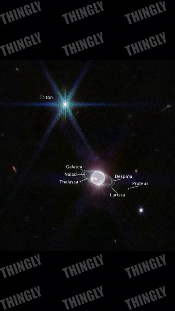 Neptune Captured By James Webb Space Telescope смотреть онлайн