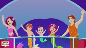 Baby Sharks + Mermaid Family