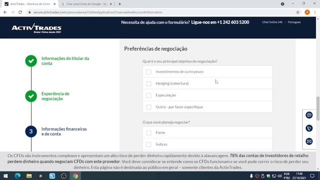 ABERTURA DE CONTA NA ACTIV TRADES (FOREX) смотреть онлайн