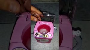 обзор игрушечной стиральной машинки