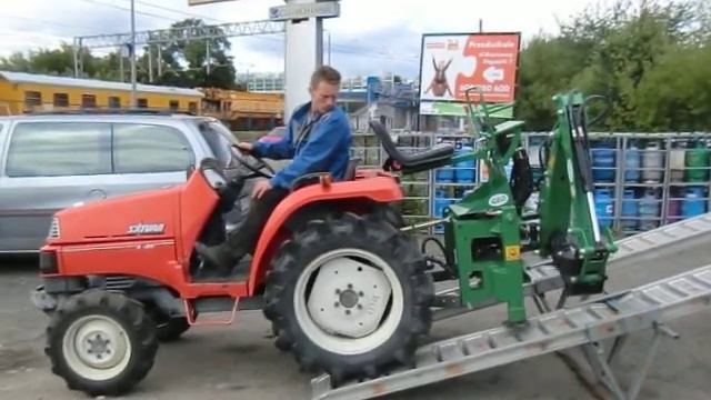 Koparka GEO BH5R.Ciągniczek japoński Kubota Saturn X-24. www.akant-ogrody.pl смотреть онлайн