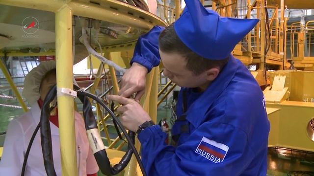 ТГК Прогресс МС-05. Стыковка с переходным отсеком