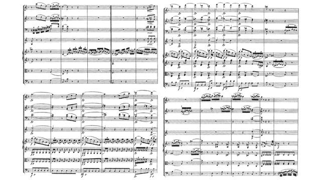 mozart jupiter symphony 2nd movement Orchestral Score смотреть онлайн