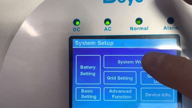 Deye Inverter Depth of discharge and grid charge settings смотреть онлайн