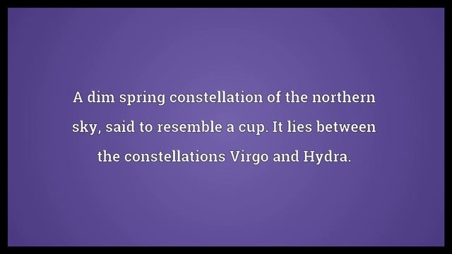 Crater Meaning