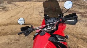 мотоцикл турэндуро Kawasaki klr 650