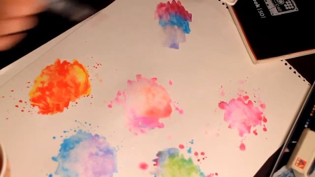 АСМР КЛЯКСОТЕРАПИЯ | МЕДИТАТИВНОЕ РИСОВАНИЕ | ASMR Watercolor stain therapy
