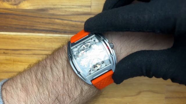 CIGA Design Z Series TITANIUM Orange. CIGA Design Mechanical watch