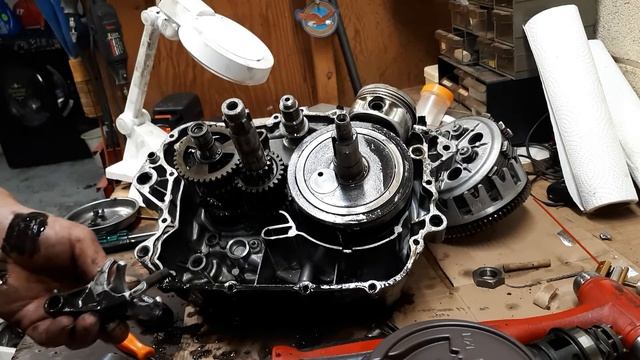 1980 xt250 engine tear down part 4