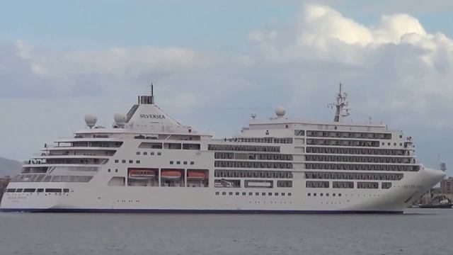 Silversea Cruises - Silver Spirit Terminal Crociere di Cagliari смотреть онлайн