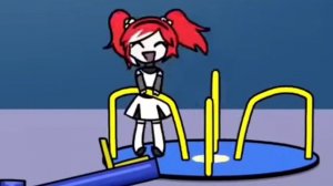 Вероника на карусели крутится под УБИВАТЬ УБИВАТЬ УБИВАТЬ на протяжении часа