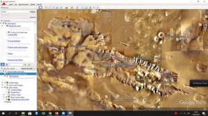 La Luna y Marte en Google Earth