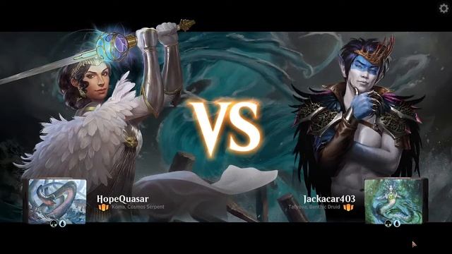 " BIG SNEK" - Koma, Cosmos Serpent - Magic The Gathering : Arena Historic Brawl смотреть онлайн