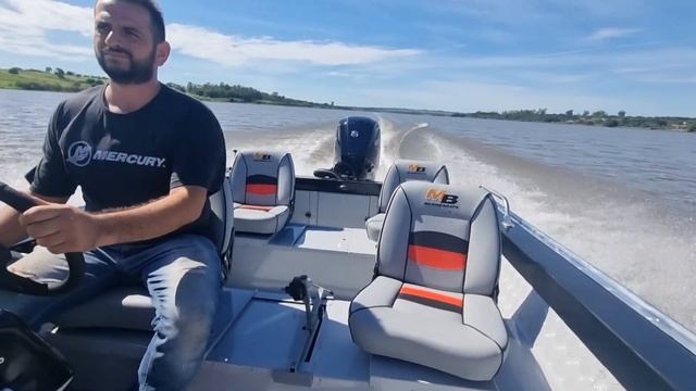 Marine Boats MB Orion 175 com Mercury 100 HP CT - 4 tempos Motozum Náutica смотреть онлайн