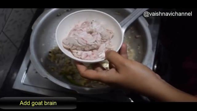 Goat Brain Bhurji / Goat Brain Fry / Simple and tasty brain fry recipe / Non veg recipes