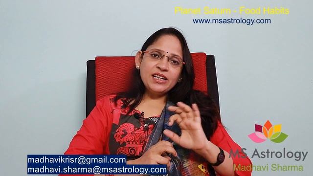 Saturn Food Habits. MS Astrology - Vedic Astrology in Telugu Series.