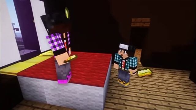 Песня снова я напиваюсь (Эдисон и Катя) клип Майнкрафт смотреть онлайн