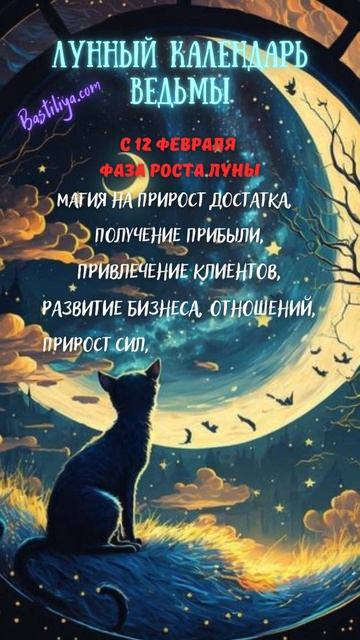 ✨ВЕДЬМИН календарь с 10.02.24 по 10.03.24 #новолуние #лунныйкалендарь #магическийкалендарь